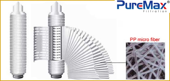 pp pleated filter cartridges